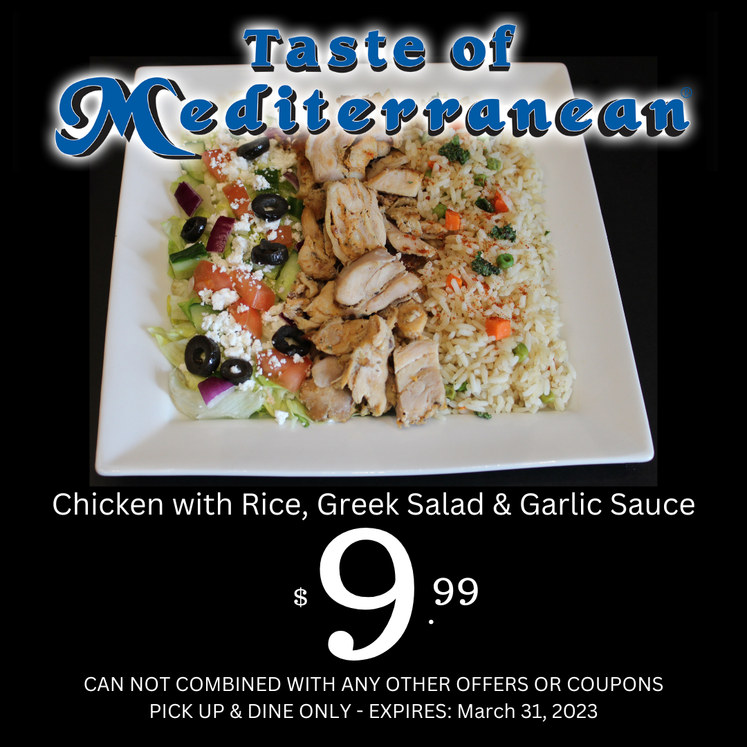 March Special – Chicken plate